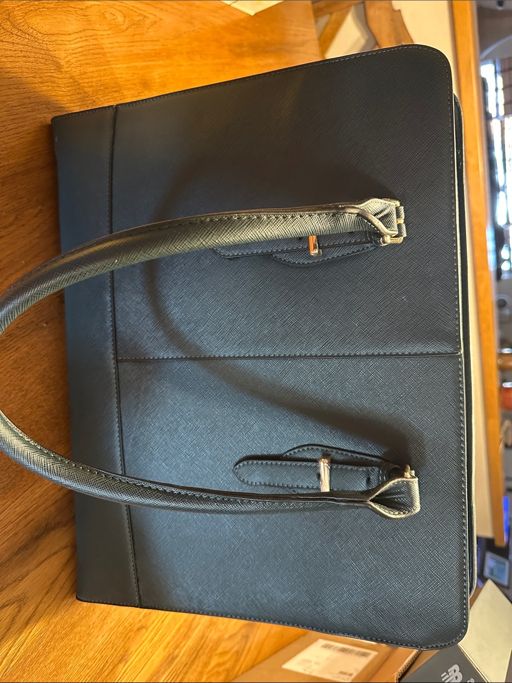 Women’s Green Leather Laptop Bag - Classic Work Bag